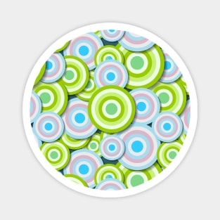 Colorful circles Magnet